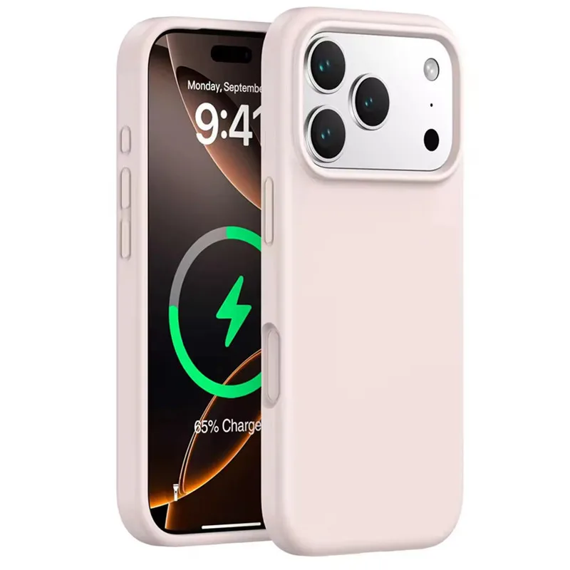 Liquid Silicone Magnetic Phone Case for IPhone Air 17 16 15 14 13 12 Pro Max Plus 17Pro 16Pro IPhone17 Magsafe Mag Safe Cover