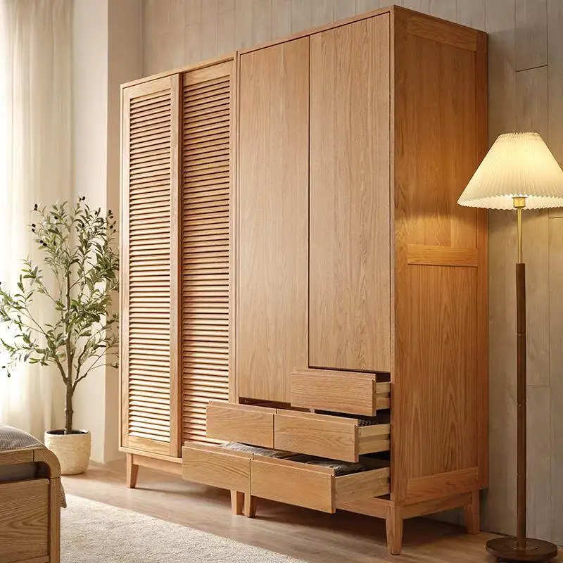 Decoration Luxury Wardrobes Vintage Nordic Design Drawers Display Adult Closet Organizer Wooden Armadio Guardaroba Furniture