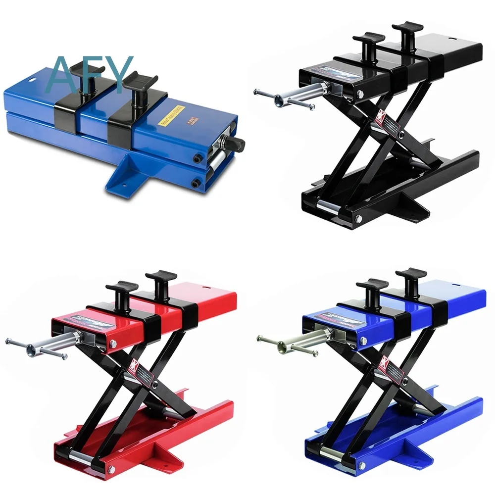 Electric Motorcycle Lifting Platform Jack for Shock Absorption Repair Parking Frame Bracket for Scooter ATV UTV Bike