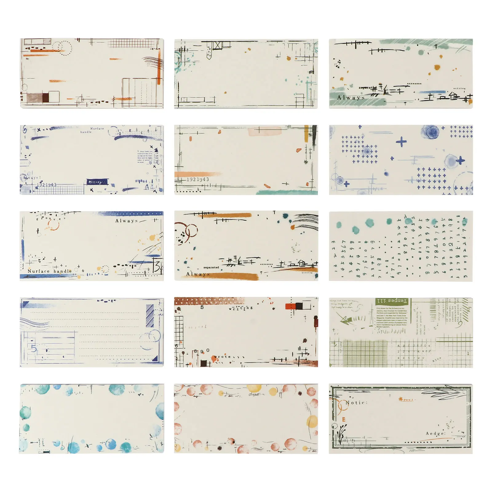 

Self Adhesive Memo Paper Pad Fresh Design Office Use Lovely Notes Note Stickers Portable Reminder Message Notes