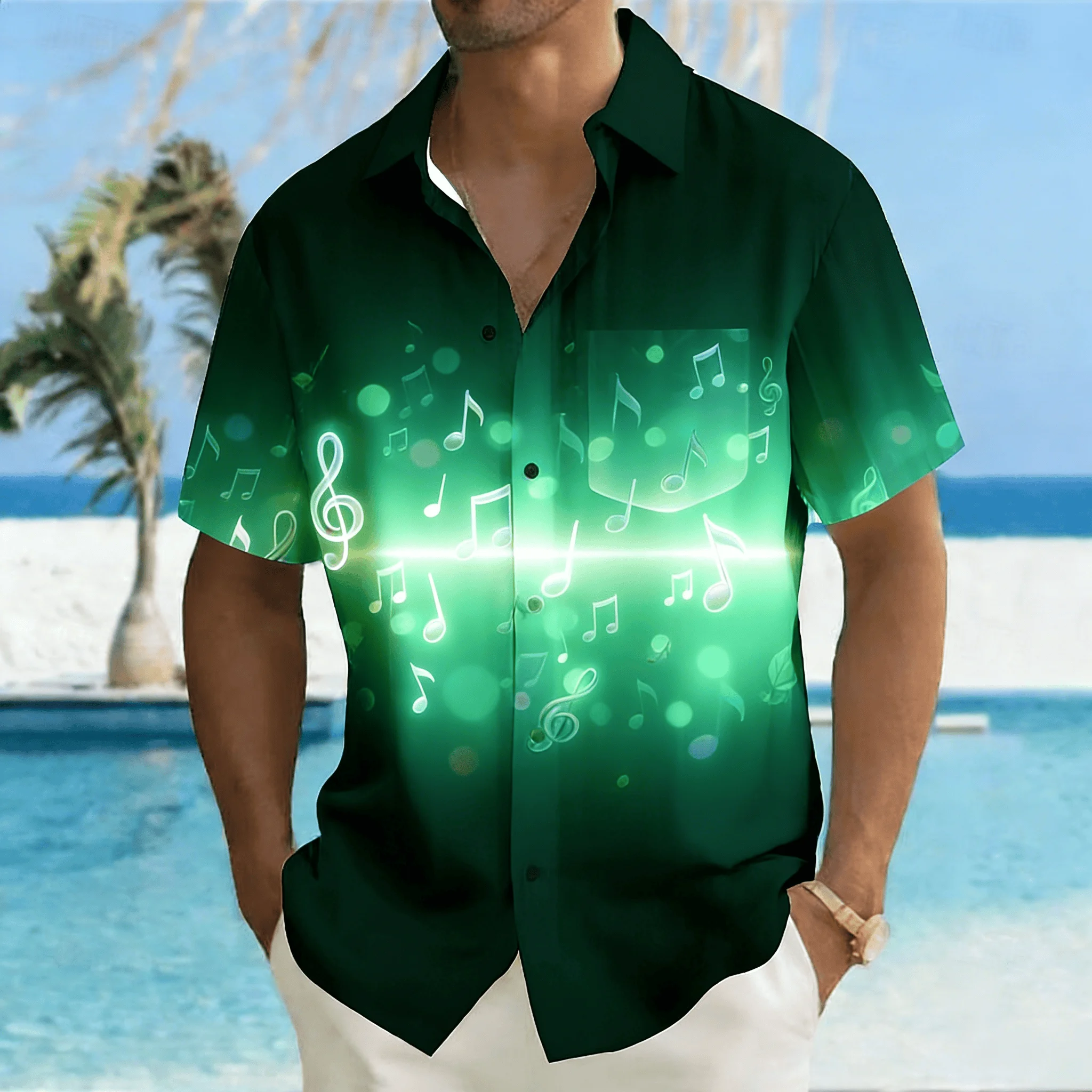 Herrenhemd mit Musiknoten- und – Shirts Bewertung und Preis