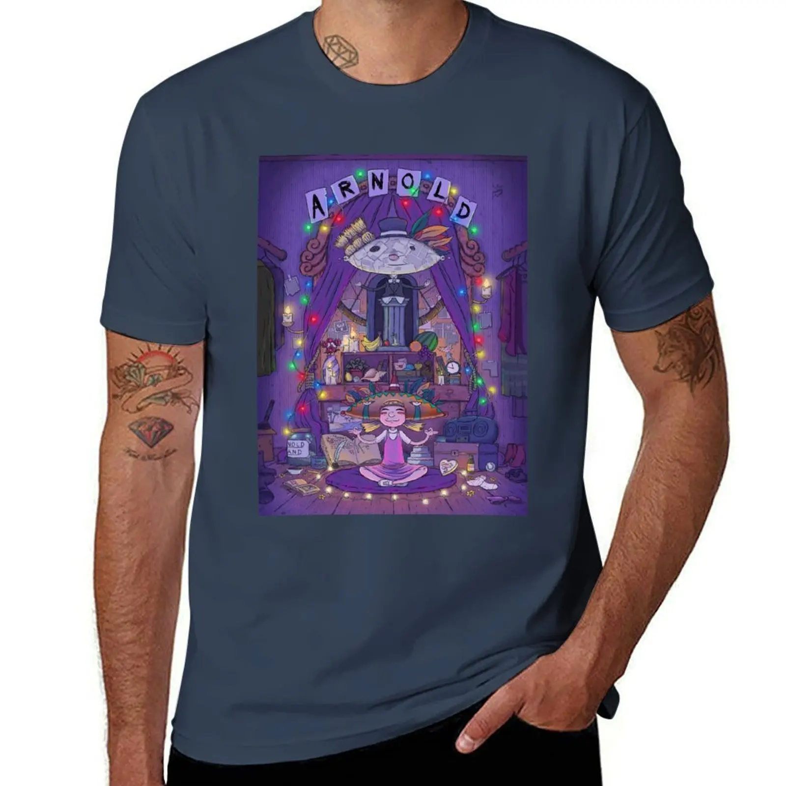 

Hey Arnold T-Shirt Comfortable Daily Wear Tee