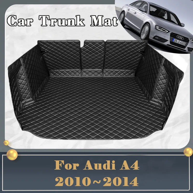 

Car Trunk Mat For Audi A4 2010~2014 Dirt-resistant Fully Surrounded Trunk Mat Rear Cargo Tray Car Accessories 2011 2012 2013