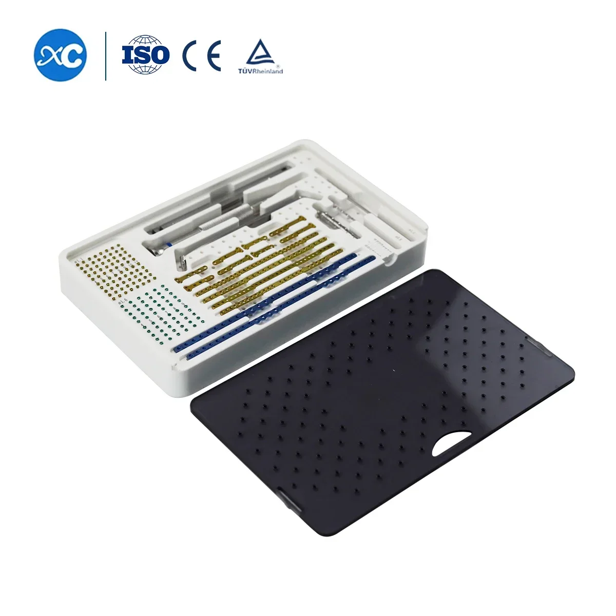 

Factory Price Conjunto Mini ALPS Veterinary Orthop Trauma Surgery Instrument Kit Mini Locking Plates Instruments Set//