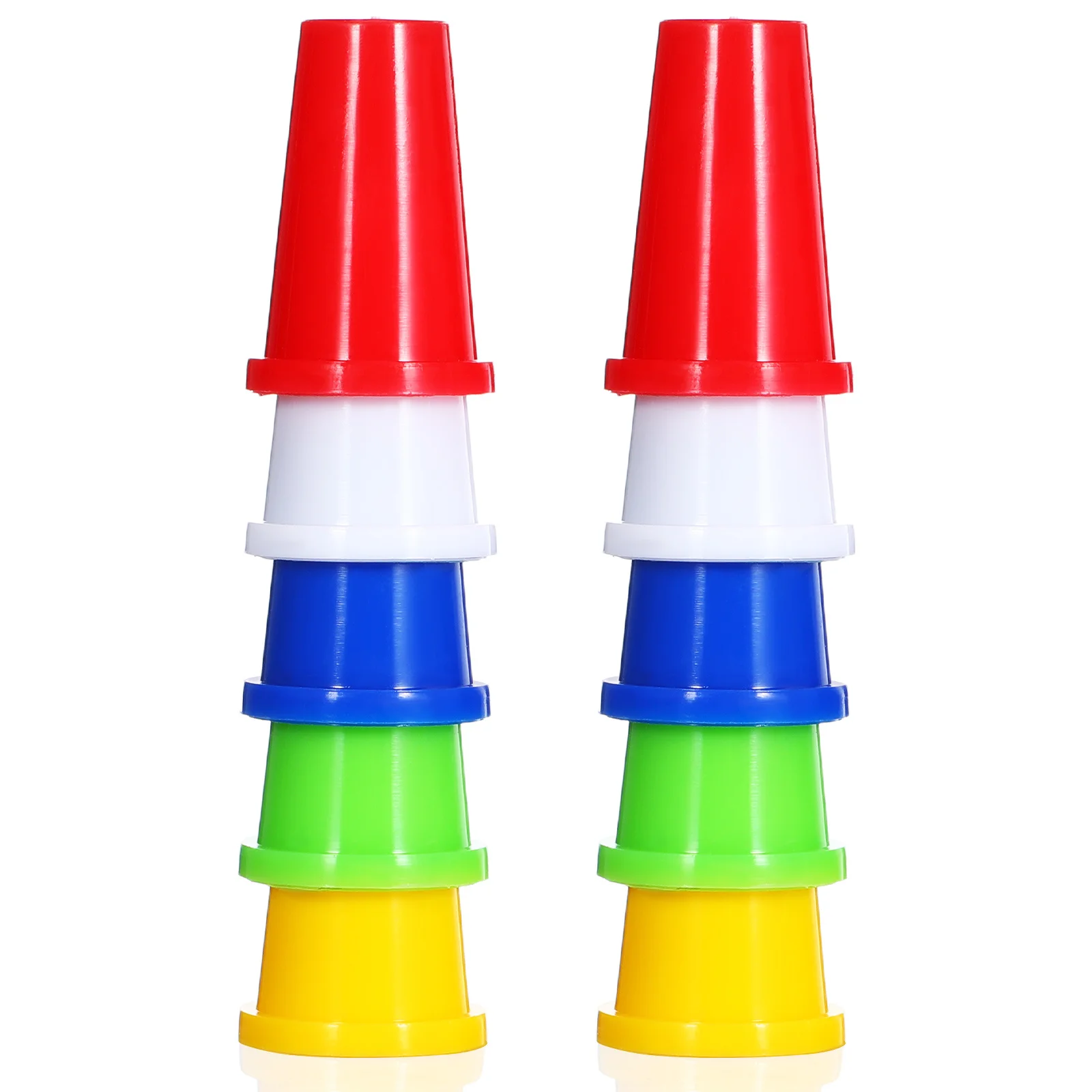 20Pcs Plastic Finger Protectors Colorful Thimble Caps for Needlework Quilting Sewing DIY Craft Tools Finger Protector