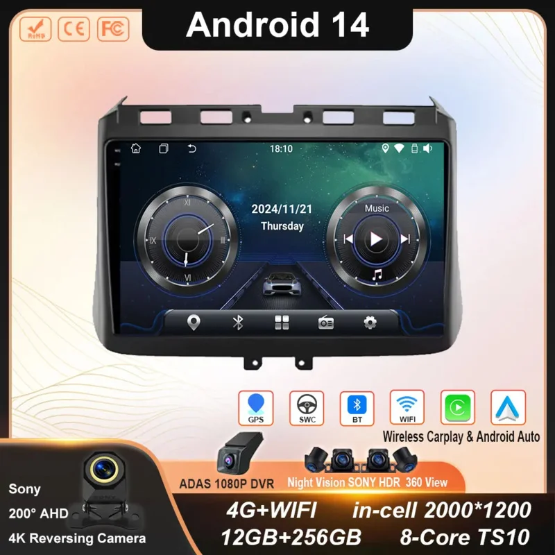 

For HONDA CROSSTOUR 2014 - 2016 Carplay Car Radio Multimedia Player GPS Navigation Video Autoradio Intelligent Systems Stereo 4G