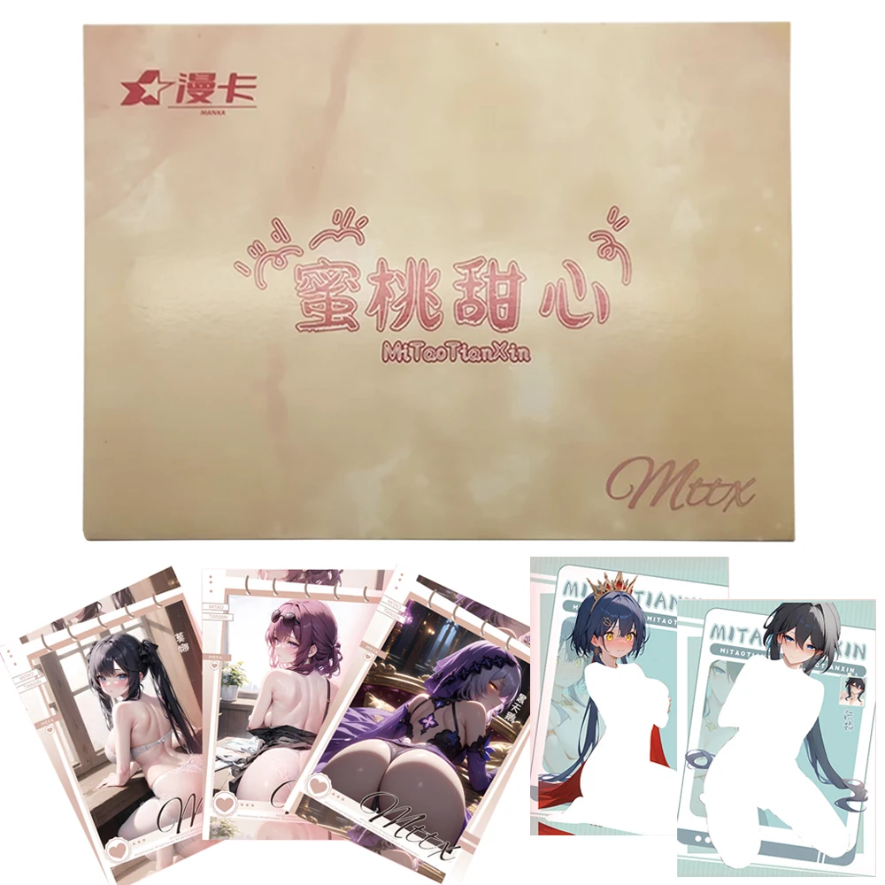 Peach Sweetheart Goddess Story Collection Card For Children Cute Charming Girl Firefly Yae Miko Limited Game Card Table Gifts