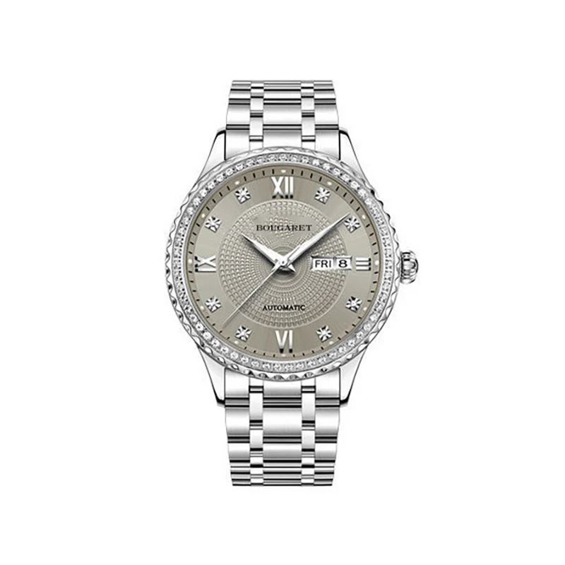 ZH216 新しいファッショナブルなメンズ腕時計、カジュアルファッション、防水夜光カレンダー、ダイヤモンド象嵌クォーツ時計、男性用腕時計