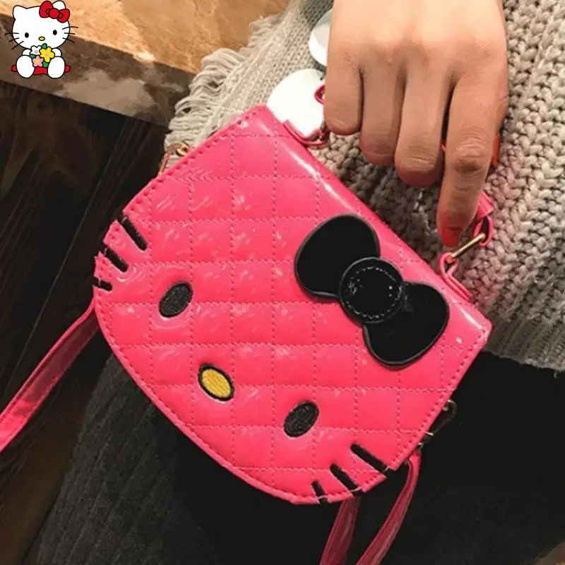 

Two Thousand and Twenty-Five New Sanrios Hellokittys Messenger Bag Fashionable and Versatile Handbag High-Capacity Festival Gift