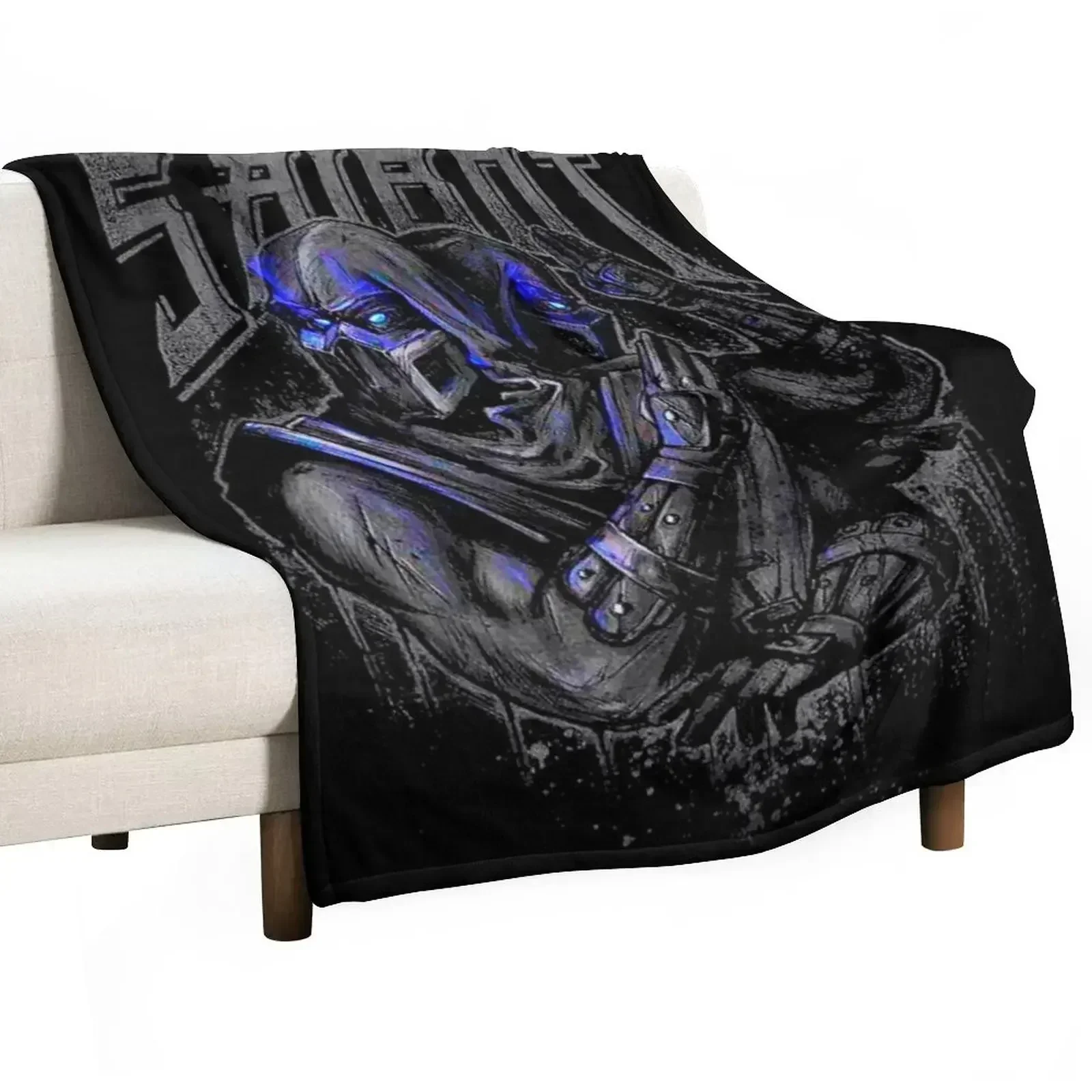 

Mortal Kombat Noob Saibot Double Team Throw Blanket Fuzzy Plush Throw Blanket for Sofa Chair