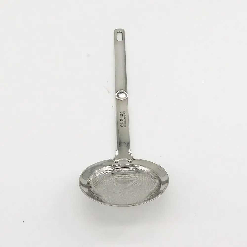 Stainless Steel Fat Oil Skim Spoon Percolator Kitchen Tools Skimmer Oil Colander Strainer Hot Pot Filter