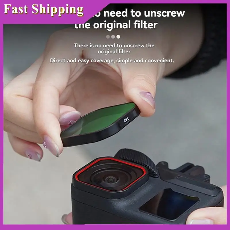 ABRI-Len Filters For Insta360 Ace Pro 2 Camera CPL ND8/16/32/64 Neutral Density Lens Set Quick Release Photography Accessoise