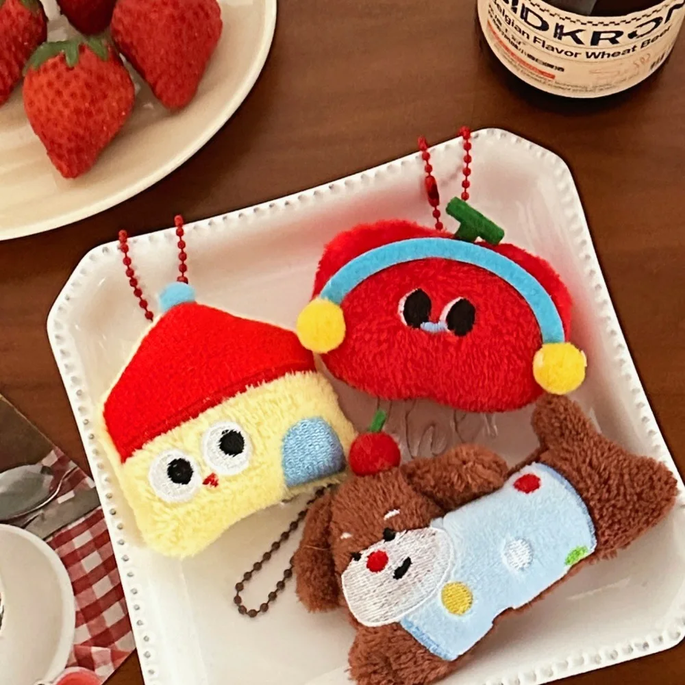 Cute Plush Doll Pendant Creative and Bizarre Pendant Girl's Backpack Fun Pendant