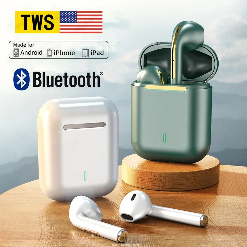 Original J18 TWS Pro auriculares inalámbricos Bluetooth auriculares con Control táctil auriculares internos para Apple iPhone Xiaomi Android