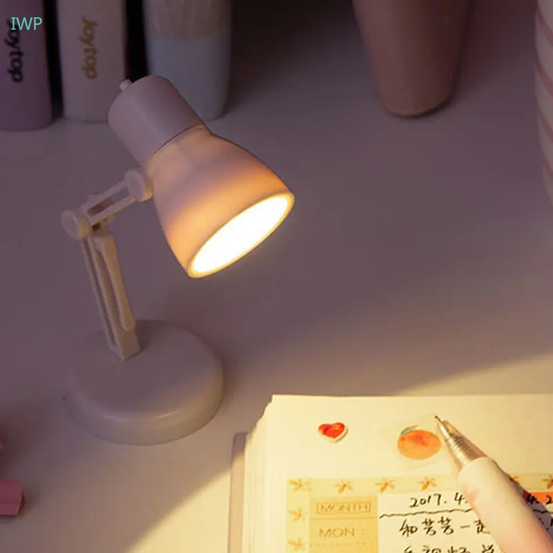 Creative Mini Book Light Bedroom Night Light Mini Book Clip Light Warm Light Eye Protection Small Table Lamp Home Decor Lamp