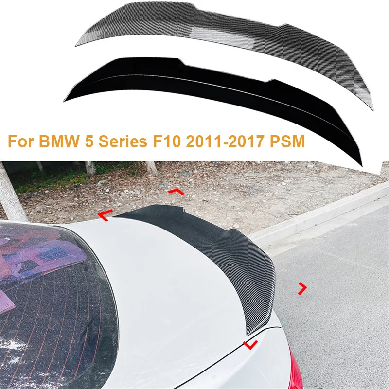 

For BMW 5 Series F10 2011 - 2017 PSM top Spoilers Wings Rear Top Trunk Roof Spoiler DUCK Tail DUCKBILL Tailgate Splitter Lip