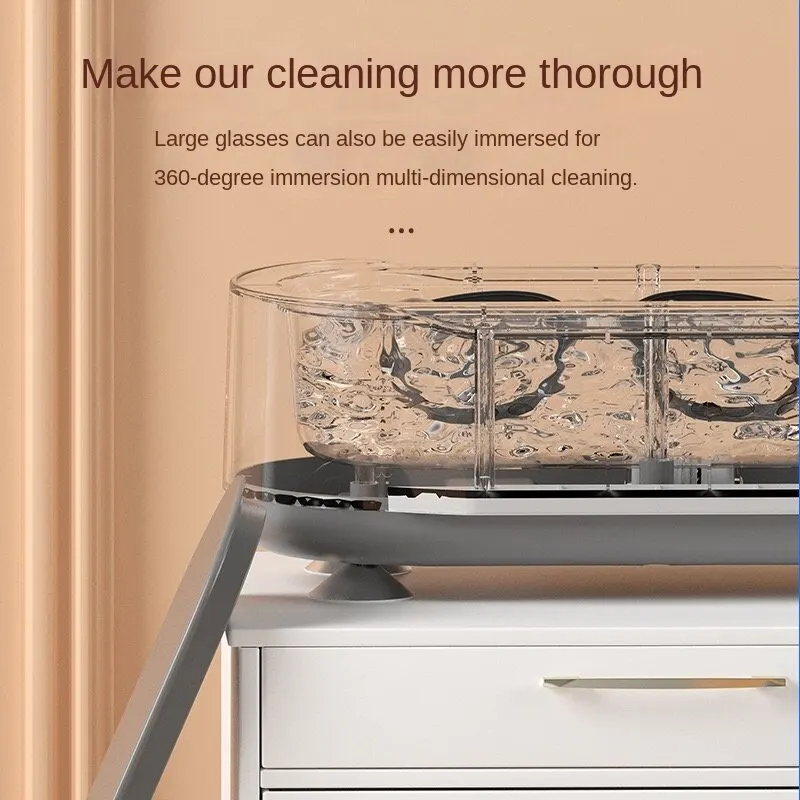 Multi-Functional Cleaner High Frequency Vibration Household Small Glasses And Jewelry Portable Can Be Cleaned Regularly