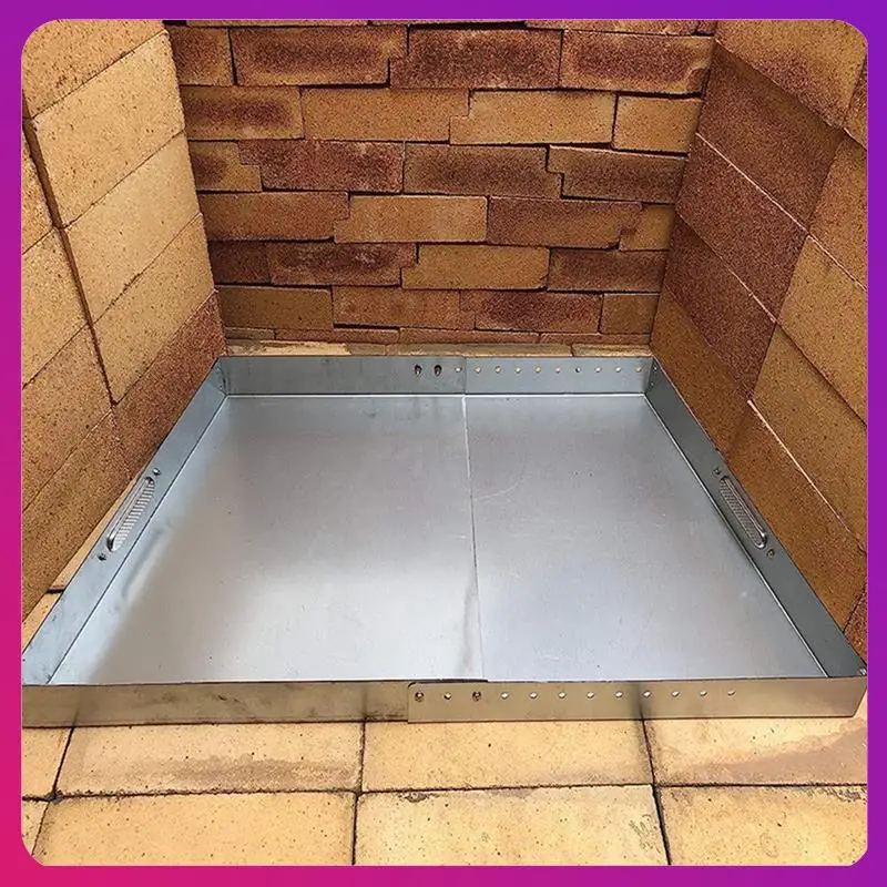 

Fireplace Tray-Expandable/Adjustable Ash Pan With Handles For Up To 30Inch Fire Place Grate-Nuts And Bolts Included Easy To Use