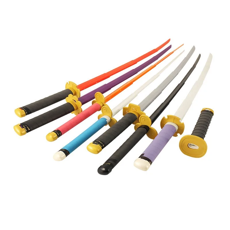 プロモーション割引伸縮式プラスチック侍刀カタナアニメ周辺機器武器小道具モデルパーティー用品屋外玩具