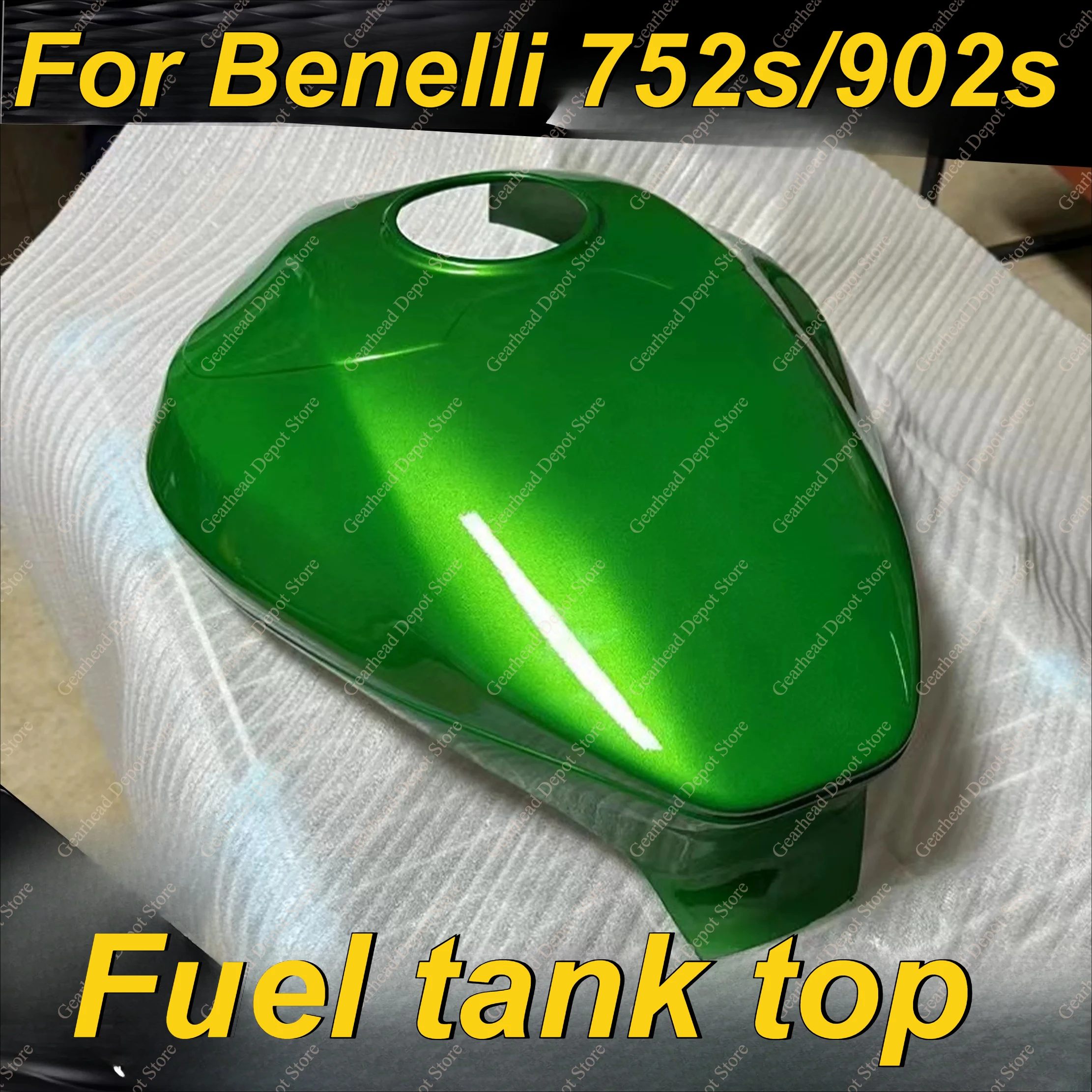 

For Benelli 752s 902s Custom Aftermarket Fuel Tank Top Cover Gloss Black Decorative Protective Replacement Custom