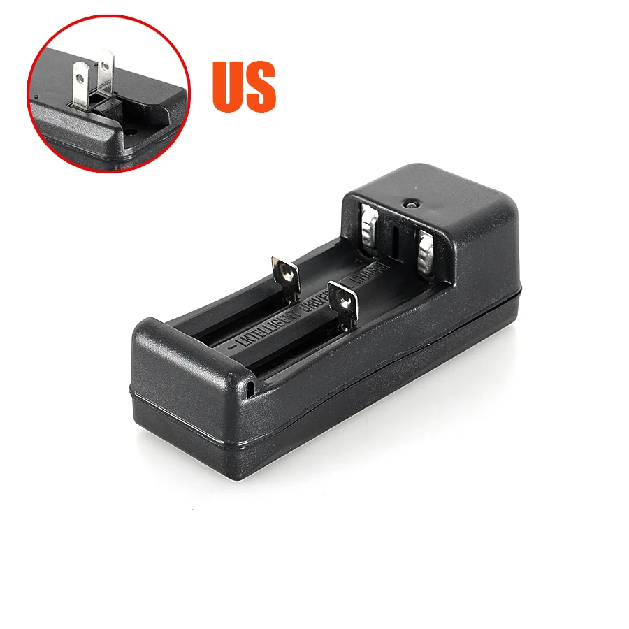 

1/2pcs 18650 Dual Battery Charger for 3.7V 18650 16340 14500 AA/AAA Li-ion Battery Flashlight Headlamp Battery Charge use