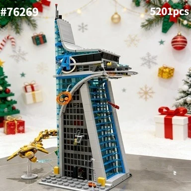 

Набор строительных блоков Hero Assembly Building 76269, совместимый с деталями Lego, подходит для рождественских подарков, 5201 деталь.