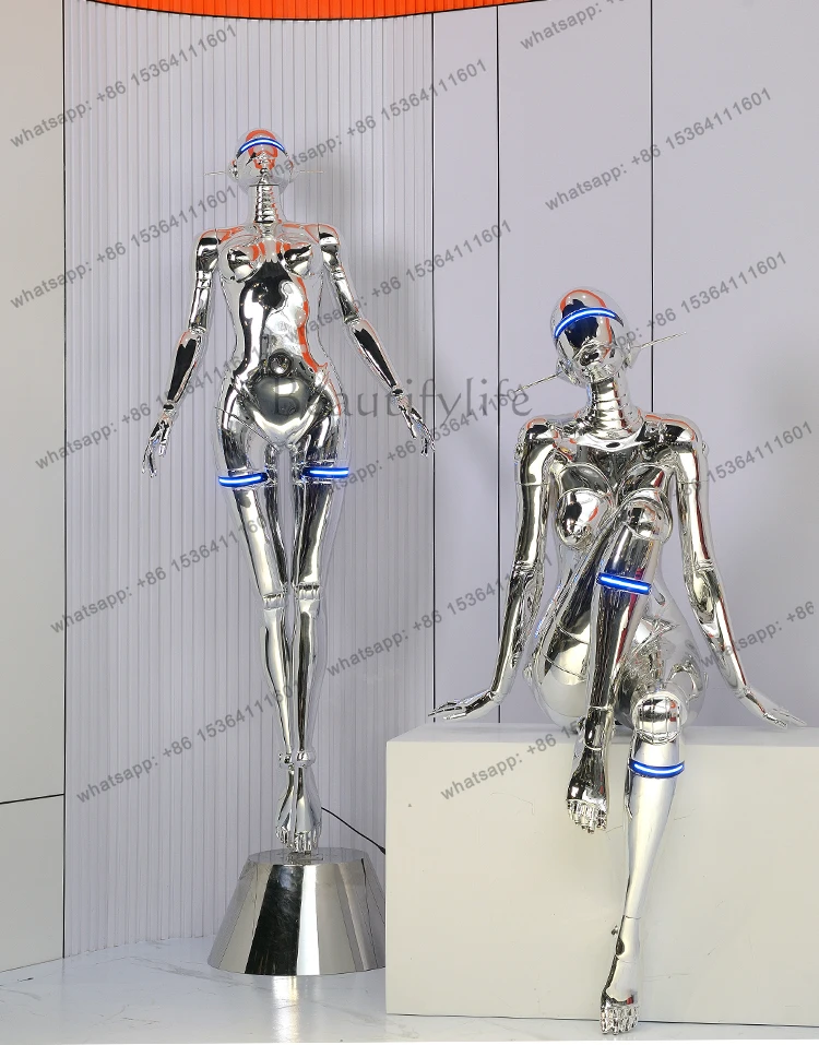 Sculpture Goddess Large Technology Figure Decoration Bar Club Ktv Decoration