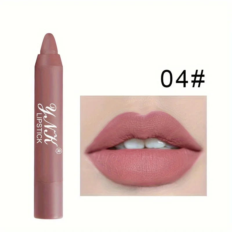 Nude Velvet Matte Lipstick, duradouro, impermeável, renderização, Non-stick Cup Maquiagem, Lip Glaze, Lábios, Lápis Liner, Mulheres Cosméticos