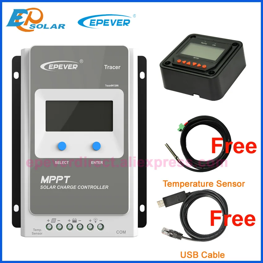 EPEVER Tracer MPPT 10A 20A 30A 40A 12v 24V Solar Charger Controller Tracer3210AN 2210AN Tracer4210AN 2206AN Tracer1206AN