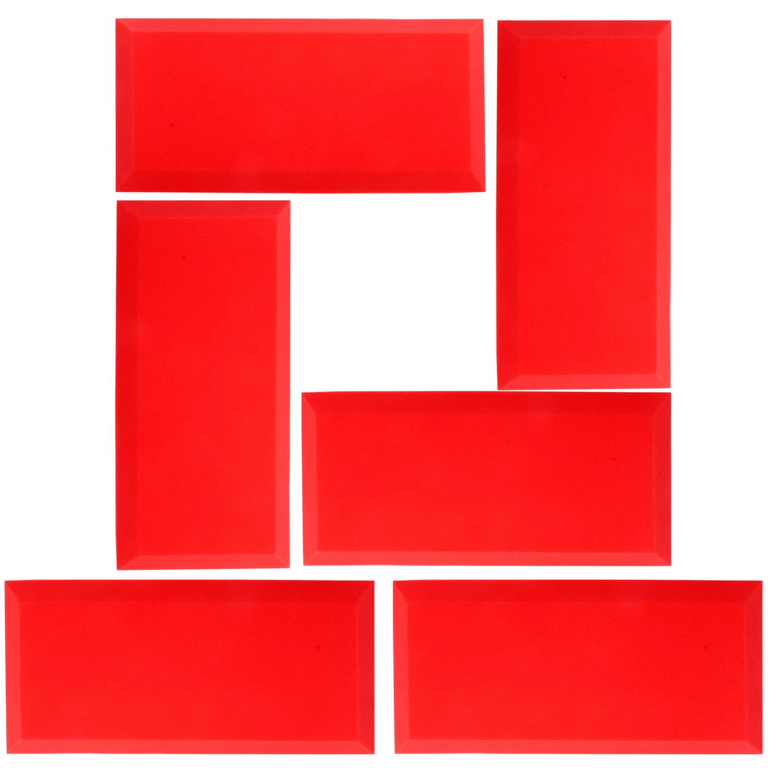 

6pcs Soundproof Cotton Absorbing Board Acoustic Panels Padding Isolation Material for Walls Doors Studios Lightweight Durable