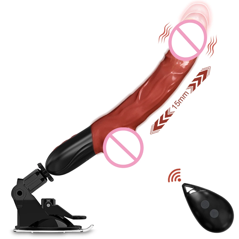Automatic Thrusting G Spot Dildo Sex Machines Suction Cup Vibrator 10 Vibration Mode Clitoral Vagina Anal Stimulation Adult Toys