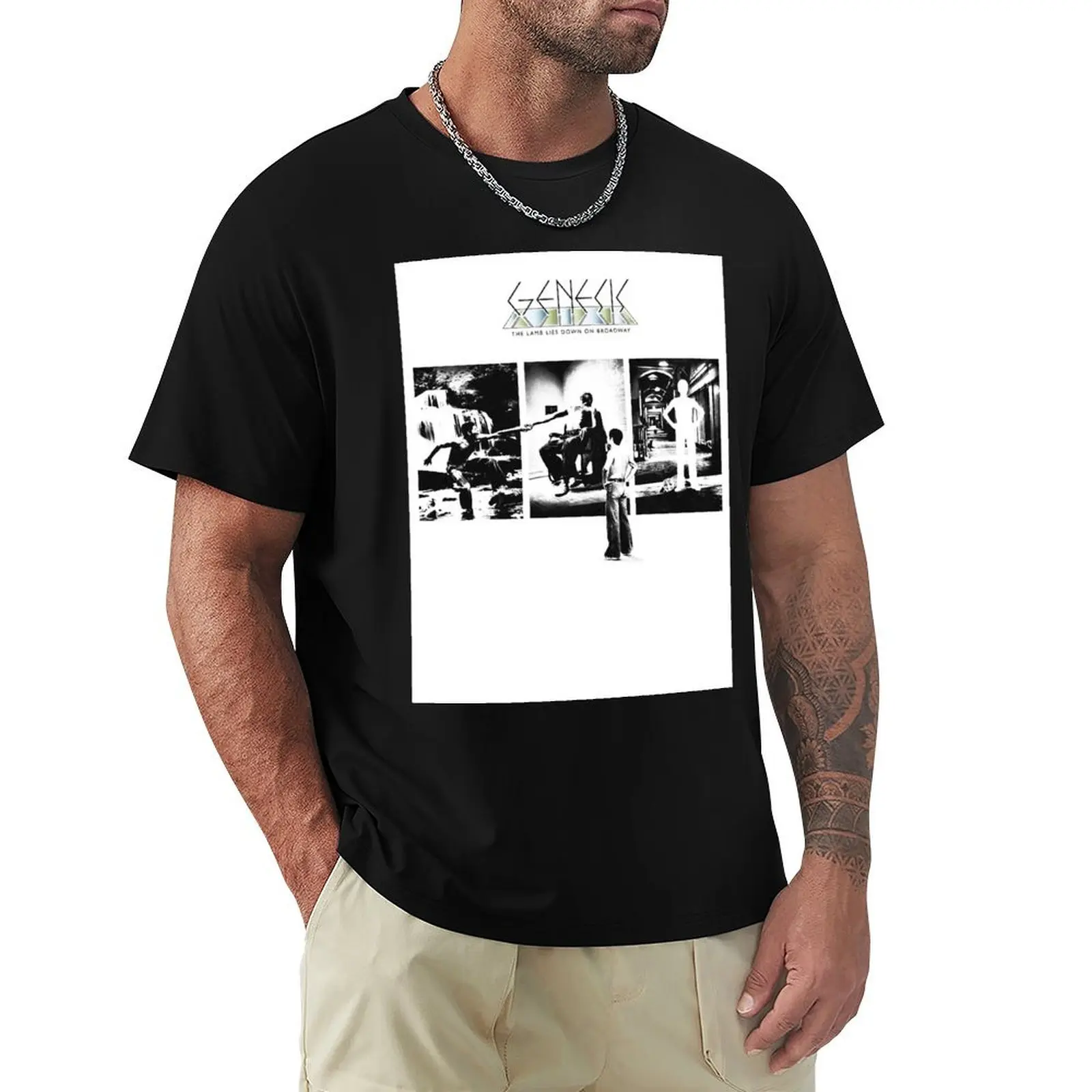 

Ge.nes.is - The La.mb Lies Do.wn on Br.oad.way Gree.ting Card T-Shirt graphic t shirts anime t shirts t shirt for men