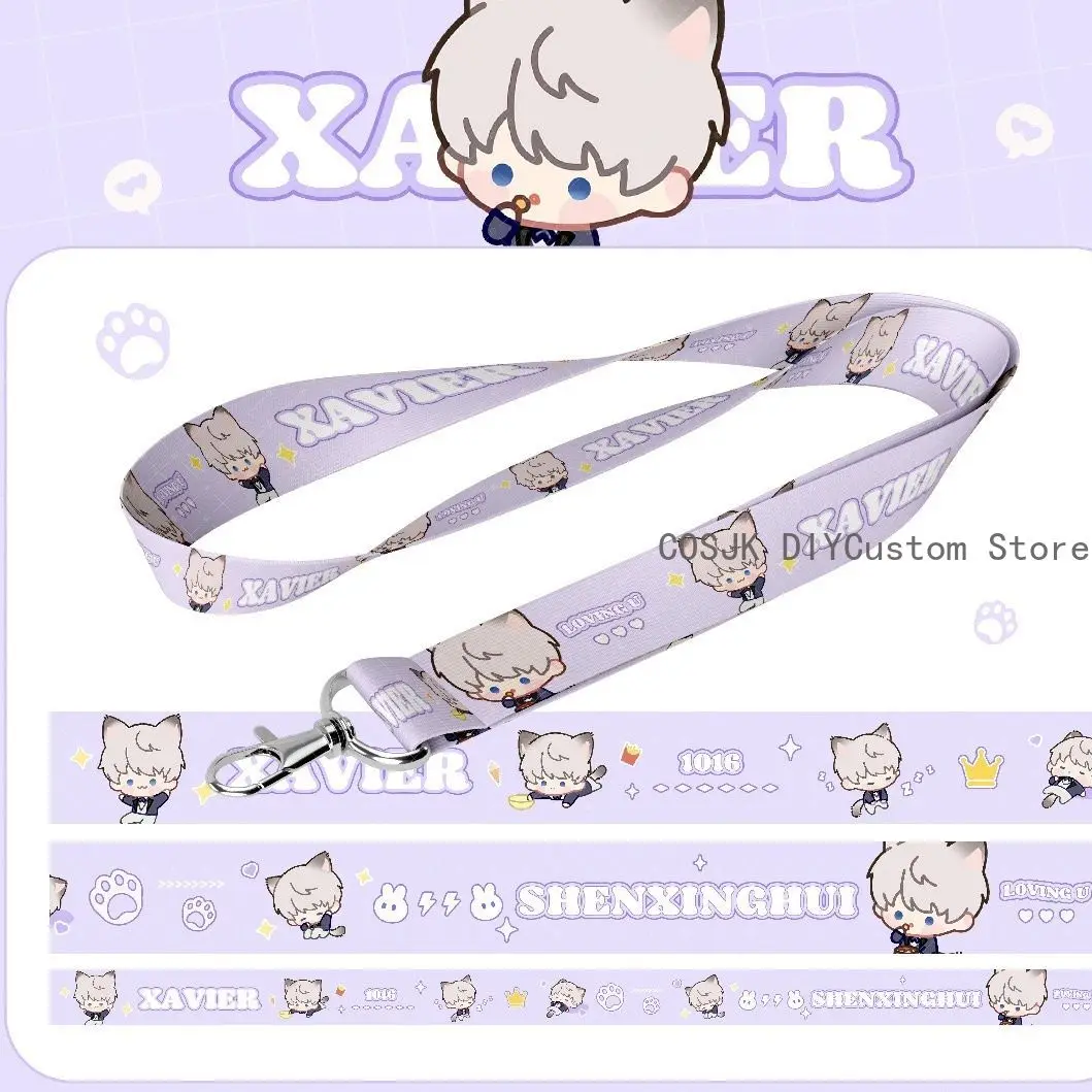 

Аниме Love and Deepspace Rafayel Zayne Xavier Sylus Caleb брелок для телефона шейный ремешок декоративные ремешки