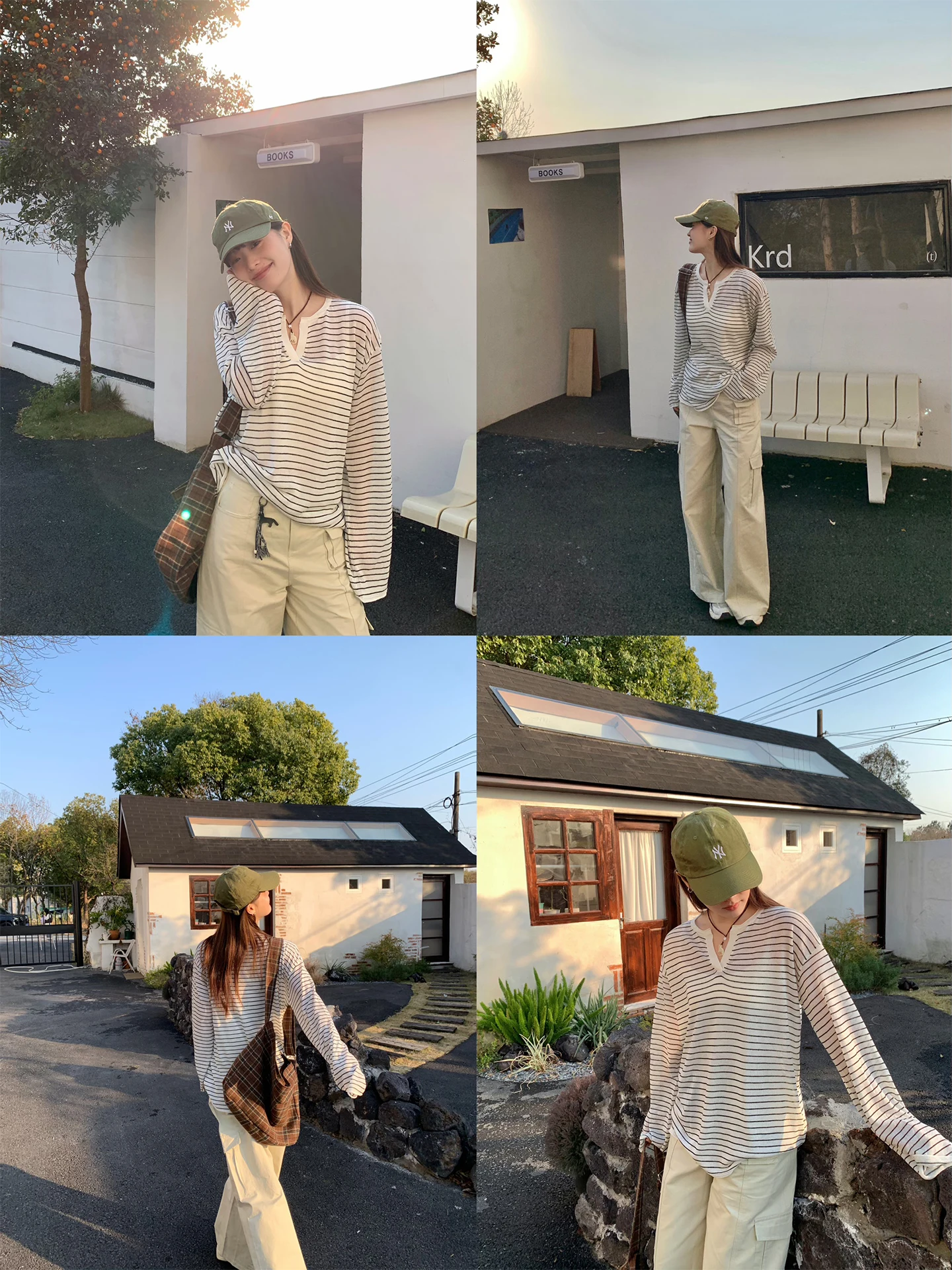 

Casual Loose Long Sve V-Ne T-irt Thin Diamond Unbounded Relaxing Top UV Protection See-Tough Outerwear Cover-up
