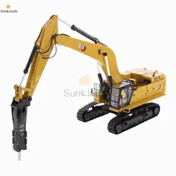 For CATERPILLAR CAT 395 Model Excavator Breaking Hammer Demolition Pliers DM 85709 Alloy 1:50 Scale Die Cast Model Toy Car