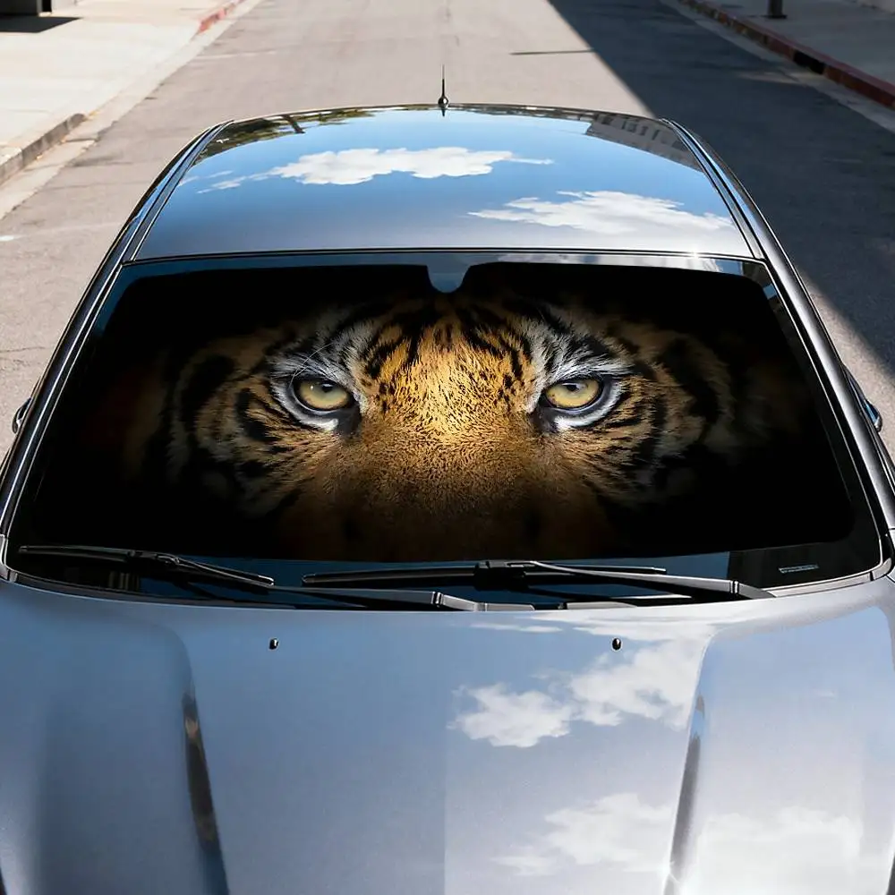 Tiger Car SunShade Windscreen Cover Windshield Car Window Sun Shade Auto Visor Car Accessories