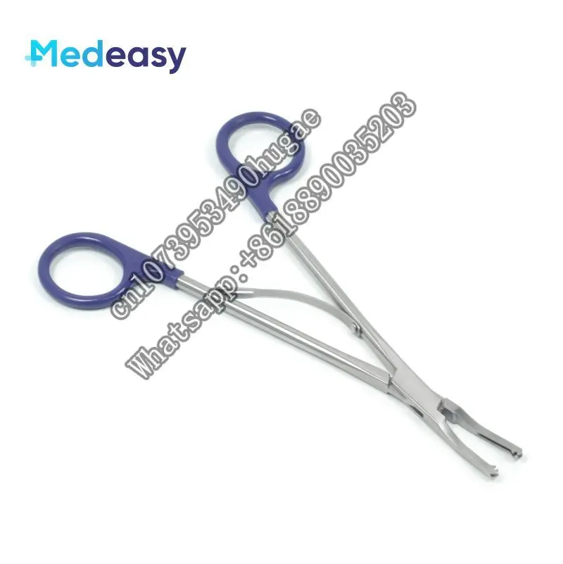 Laparoscopic open surgery clip applier, polymer clips applicator M size