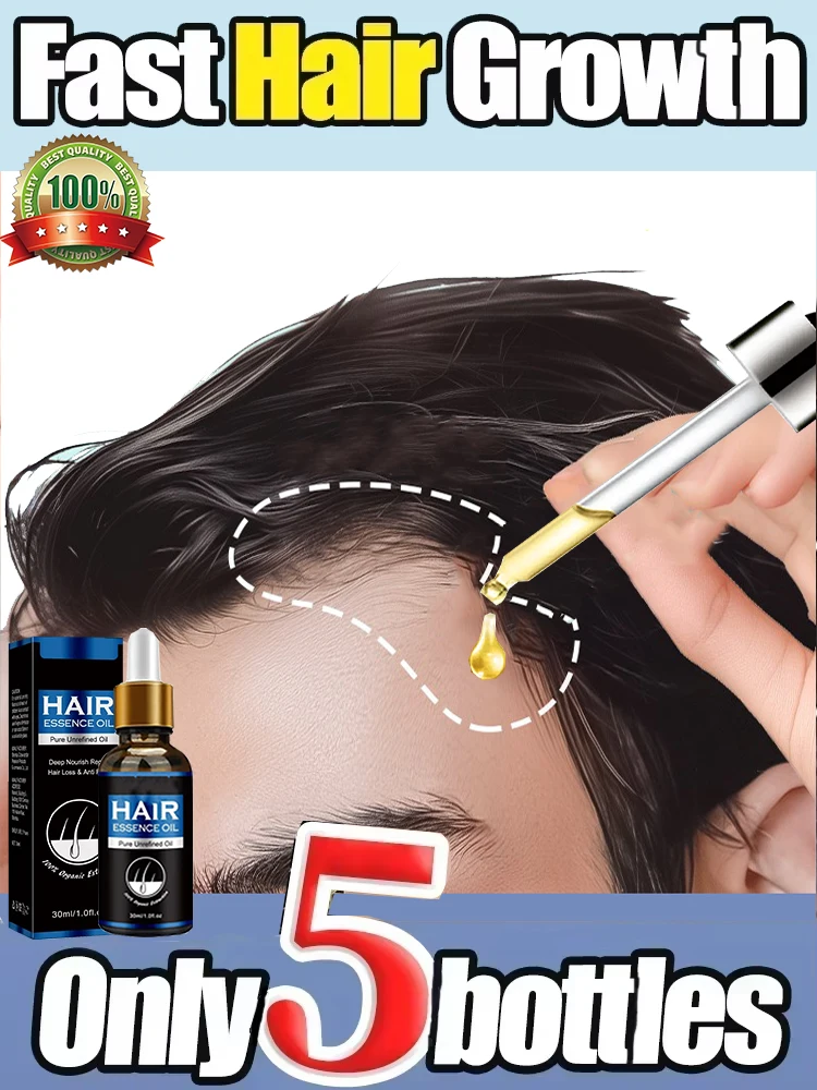 

Effective Fast Hair Growth Serum Baldness Repair Hereditary Postpartum Seborrheic Anti Loss Care for Men Women Scalp Cares