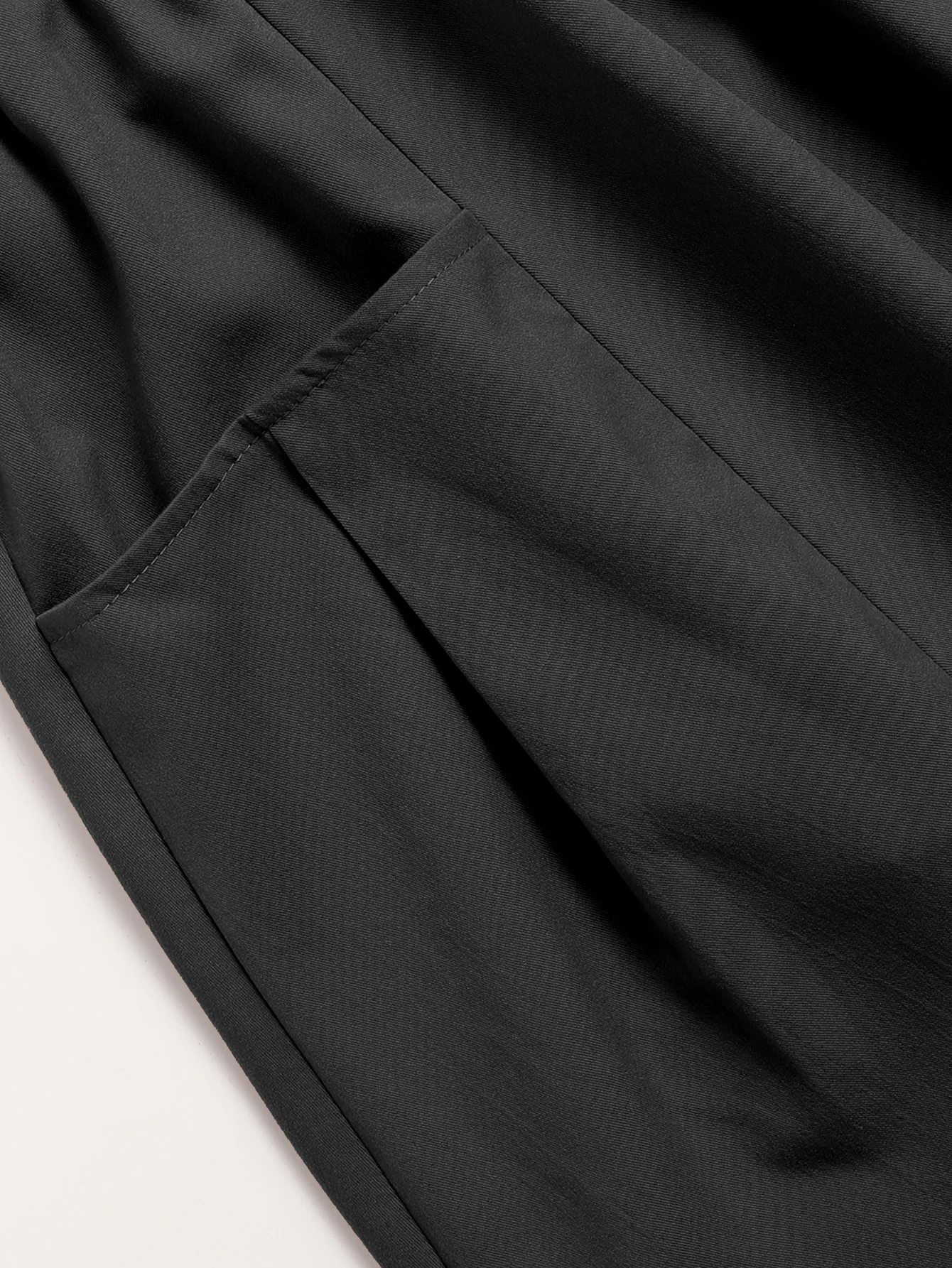 Women's High Waist Flared Maxi Black Loose Fit Skirt with Large Pockets  Comfortable Office Daily Wear