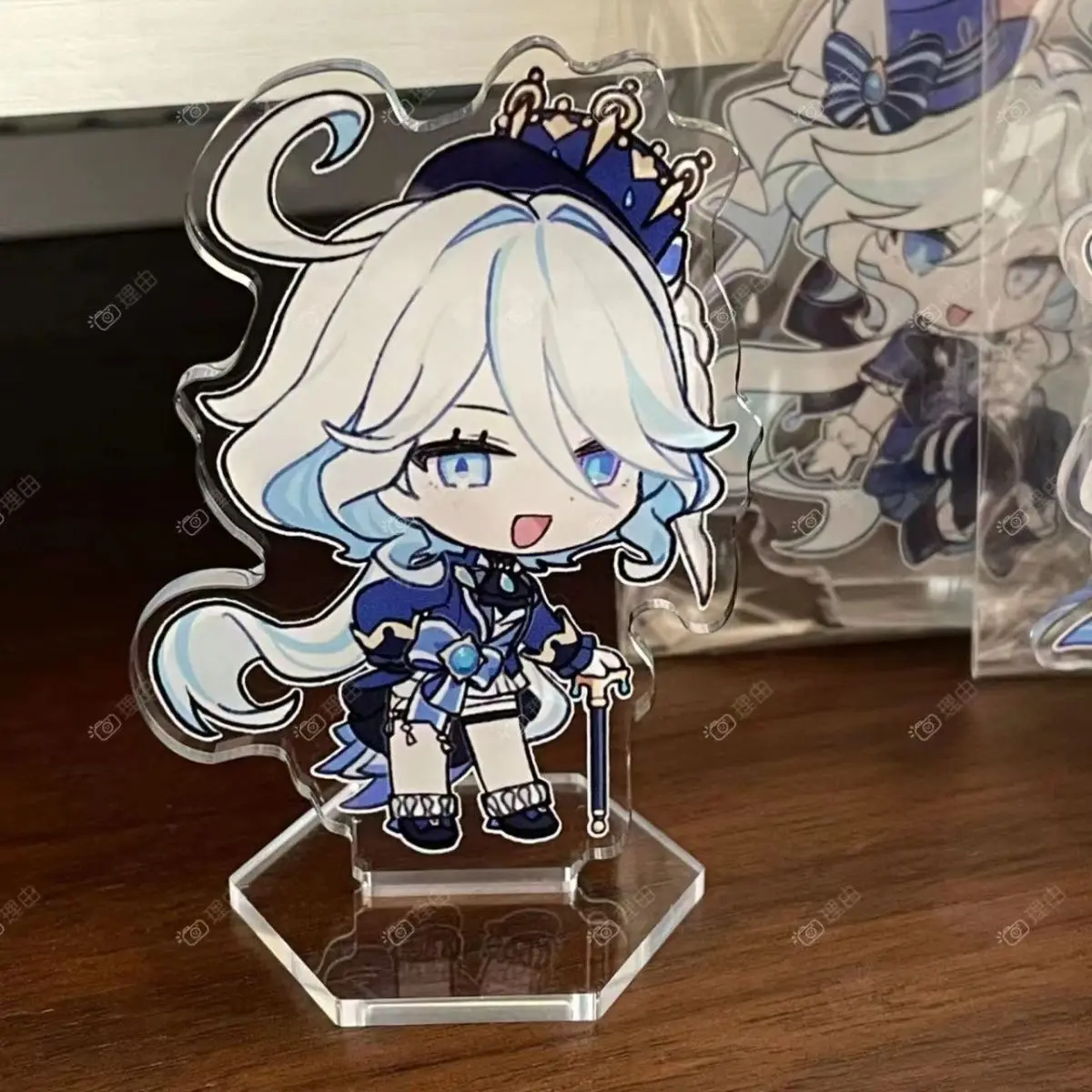 

Anime Genshin Impact Furina Cosplay High Appearance Level Standing Sign Cute Decoration Ambitus