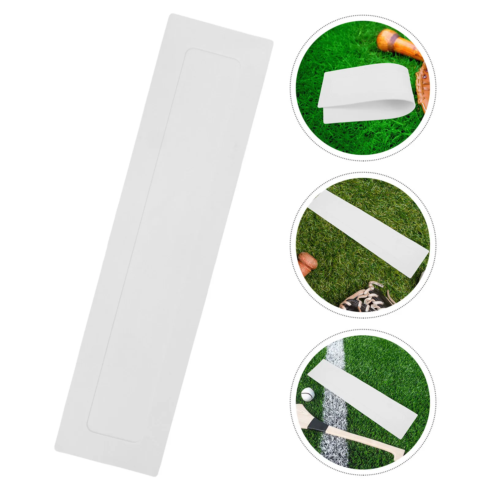 

Baseball Bases for Yard Weather Resistant Flat Markers Set Ideal for Practice Games Pitching Mound Home Plate Display