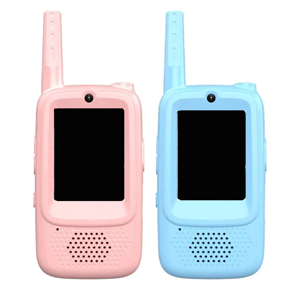 Video-Walkie Talkie For Kids Rechargeable HD Camera & Voice Changer Portable Long Range Wireless Radio Comunicador
