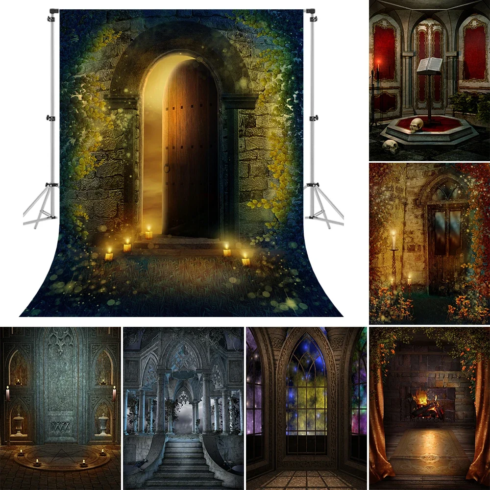 Bonvvie Photography Backdrop Gothic Forest Wonderland Magic Dreamy Jungle Baby Birthday Photocall Background for Photo Studio