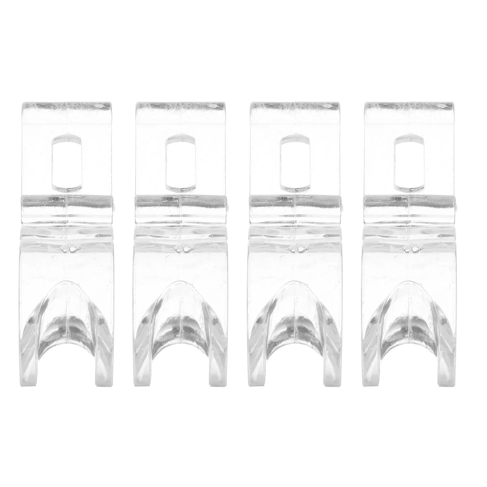 

1 Set Clear Curtain Clips Curtain Hook Roller Blind Clips Decorative Drapery Clip For Cord Guide Beaded Chains Retainer Home