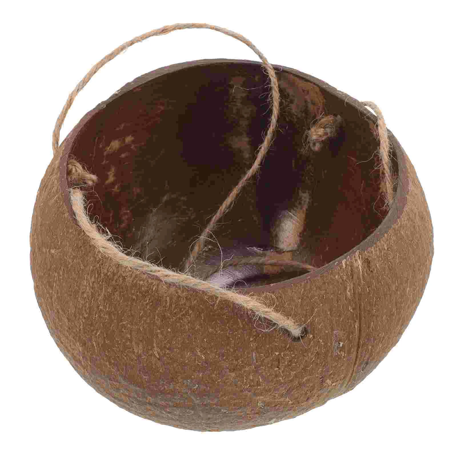 Coconut Shell Flowerpot Plant Pots Indoor Hanging Baskets for Plants Outdoor Natural