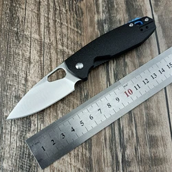 5390 Outdoor Camping Folding Knife 8CR13 Blade Nylon Wave Fiber Handle Pocket Survival Tactical Hunting Utility Knives CED Tools