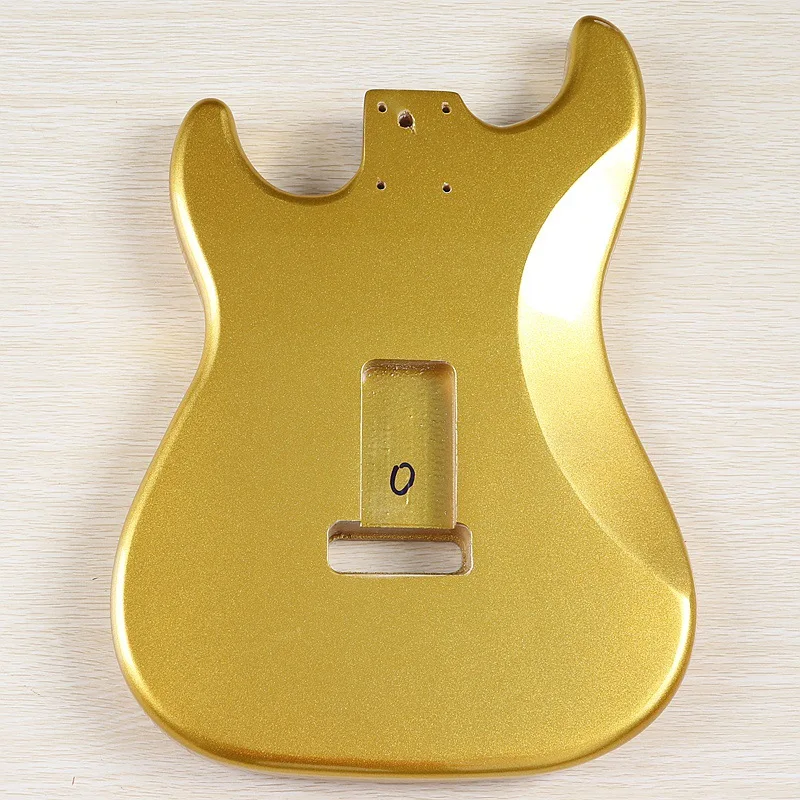 DIY Electric Guitar Body Gold Bright Single Shake, Electric Guitar Body Assembly