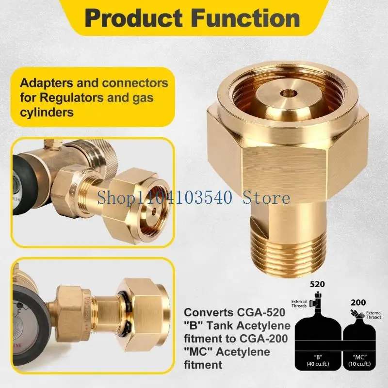 02DC Welding Service Regulator Fitting 520 to 200 Replacement Part
