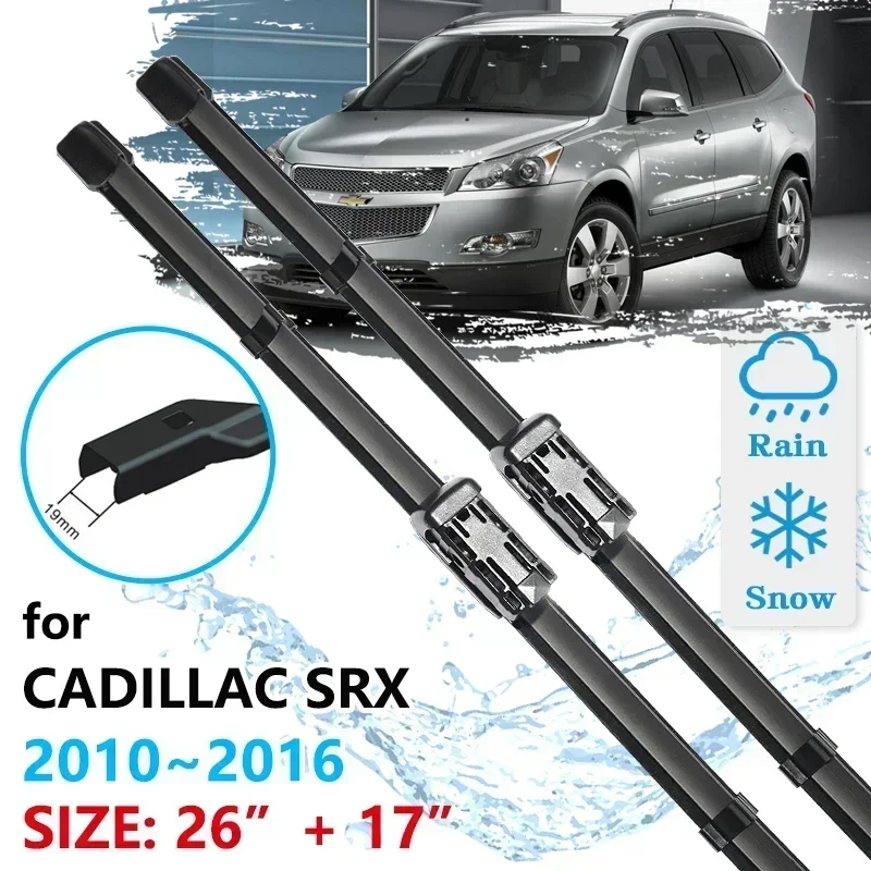 

For Cadillac SRX 2010 2011 2012 2013 2014 2015 2016 Windscreen Windshield Car Accessories Window Brushes Car Front Wiper Blades