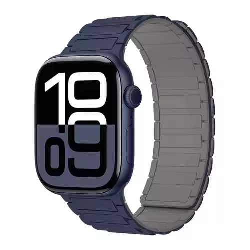 Magnetic Silicone Band for Apple Watch Ultra 3 2 49mm 46mm 42mm 45mm 44mm 40 41mm Strap IWatch Series 11 10 9 8 7 6 SE Bracelet - Image 14
